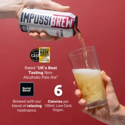 Impossibrew Enhanced Hazy Pale - Non Alcoholic IPA -Liquor Series Store 23 b4ff8b89 9d93 4102 bd5c fbc6b4e8d180