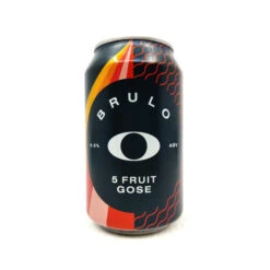 Brulo 5 Fruit Gose - Alcohol Free Beer 0.0% ABV 330ml Can