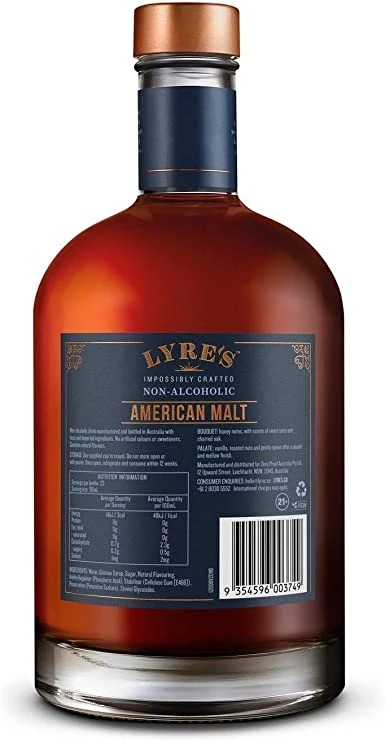 Lyre's The Masters Set | American Malt, Italian Spritz, Amaretti | Non Alcohol Spirit 5 Lyre's The Masters Set | American Malt, Italian Spritz, Amaretti | Non Alcohol Spirit - Image 5