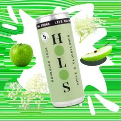 HOLOS Kombucha Soda Apple & Elderflower [250ml Cans] -Liquor Series Store 71r2yMgHW5L. AC SX679 720x 7dd5da51 d85c 45c0 8a94 2d7193a85052