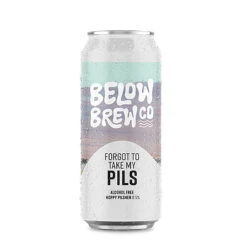 Lowtide Forgot To Take My Pils 440ml 0.5% ABV