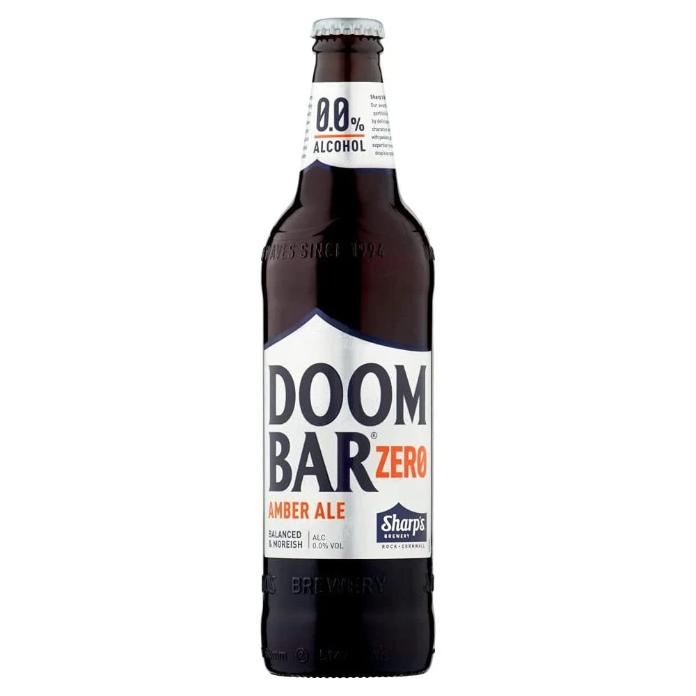 Doom Bar Zero Alcohol Free Amber Ale - Sharps 1 Doom Bar Zero Alcohol Free Amber Ale - Sharps