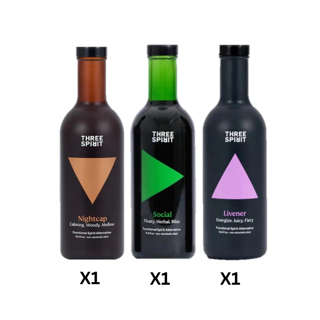 Three Spirit Non Alcoholic Spirits Mixed Case 2 Three Spirit Non Alcoholic Spirits Mixed Case - Image 2