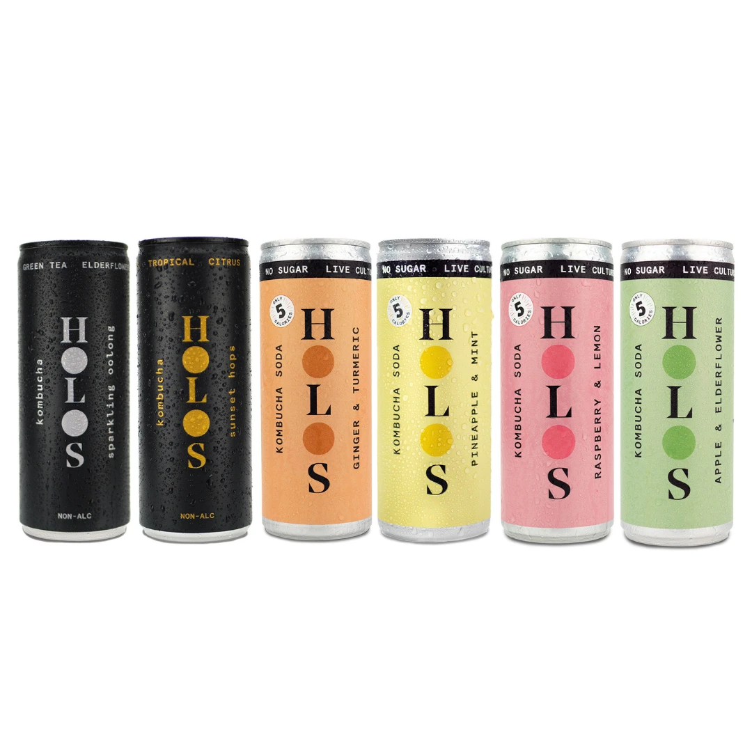 HOLOS Kombucha - Mixed Case 1 HOLOS Kombucha - Mixed Case