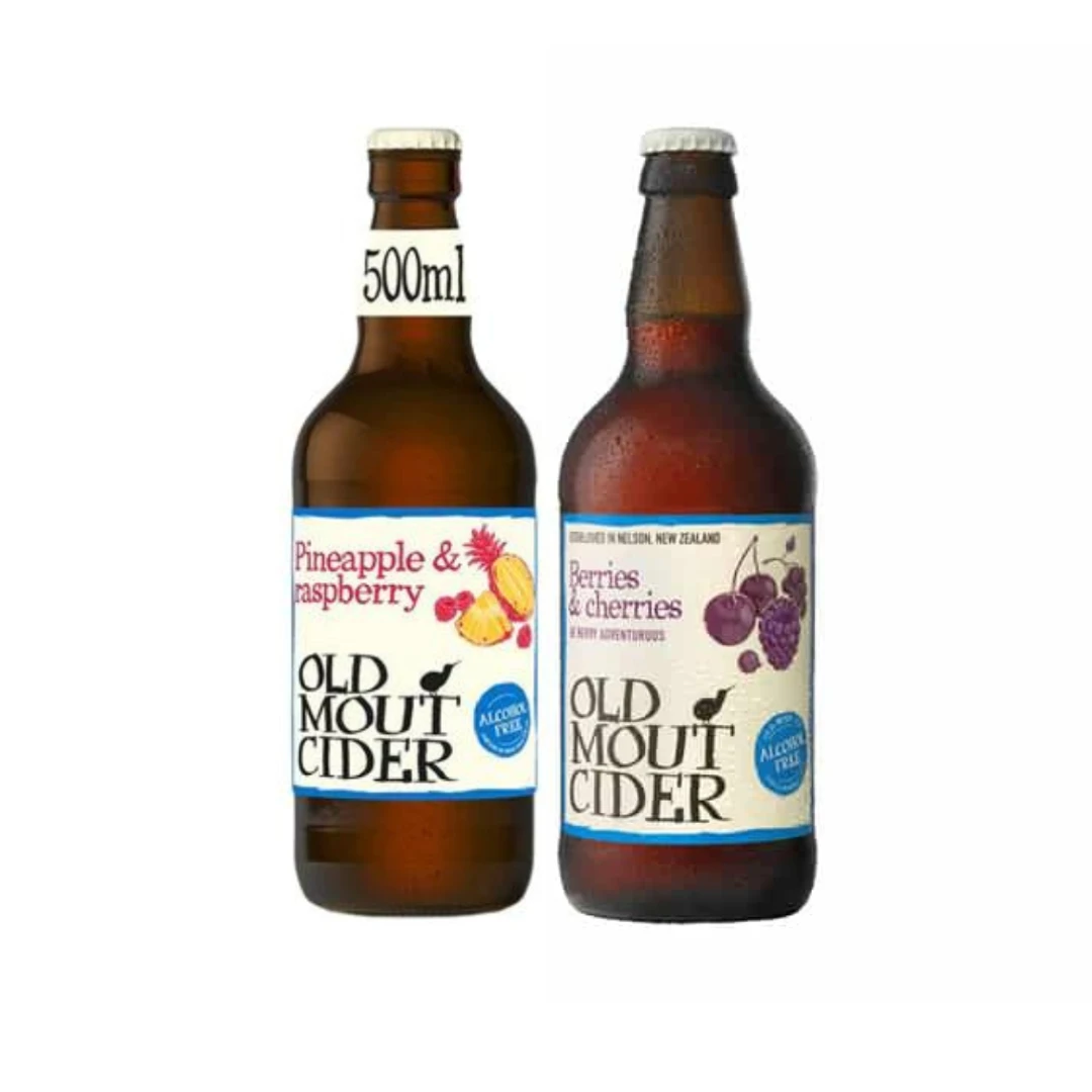 Old Mout Fruity Cider Mixed Case - Alcohol Free Cider 1 Old Mout Fruity Cider Mixed Case - Alcohol Free Cider