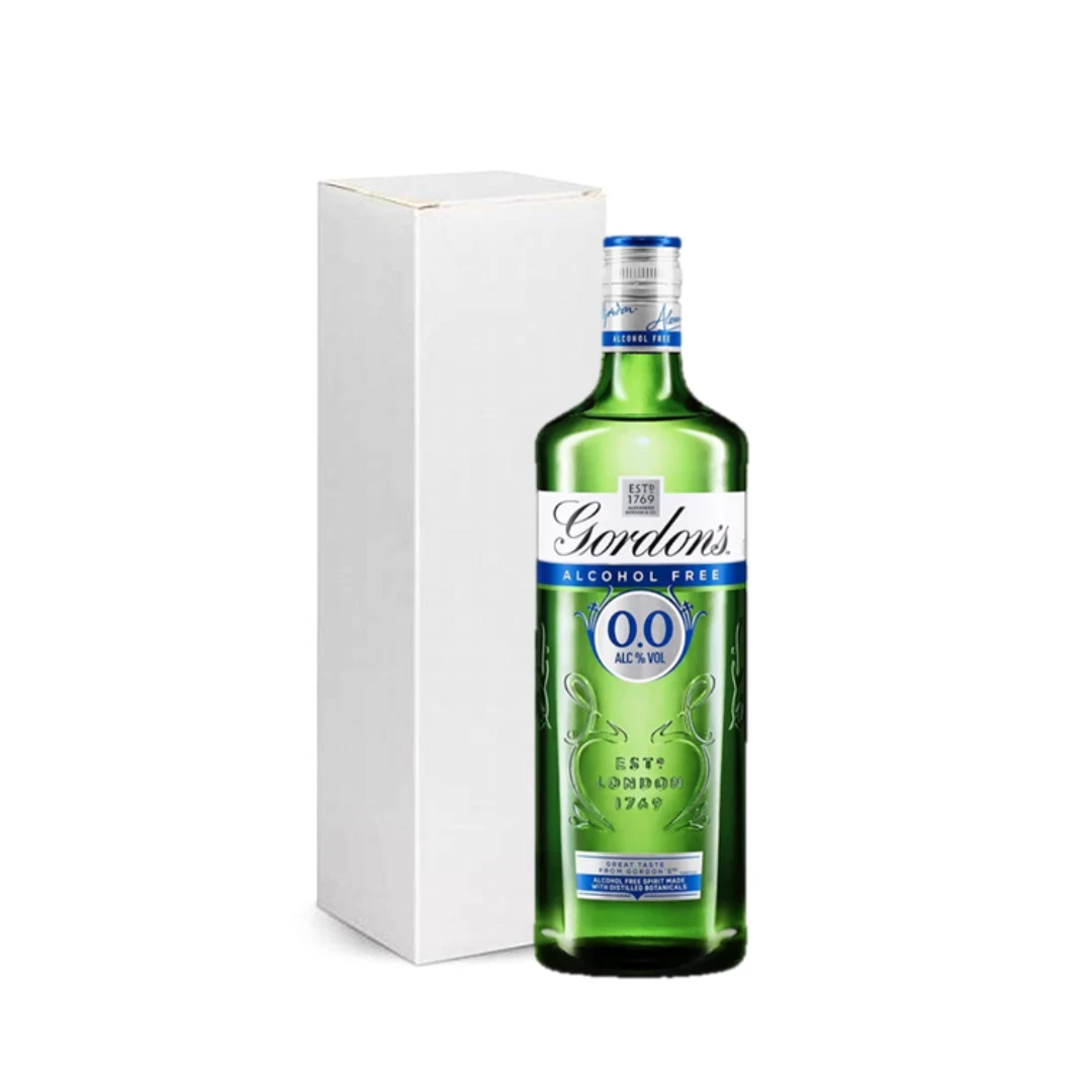 Gordon's Alcohol Free London Dry Gin Alternative - Includes Premium White Gift Box 1 Gordon's Alcohol Free London Dry Gin Alternative - Includes Premium White Gift Box