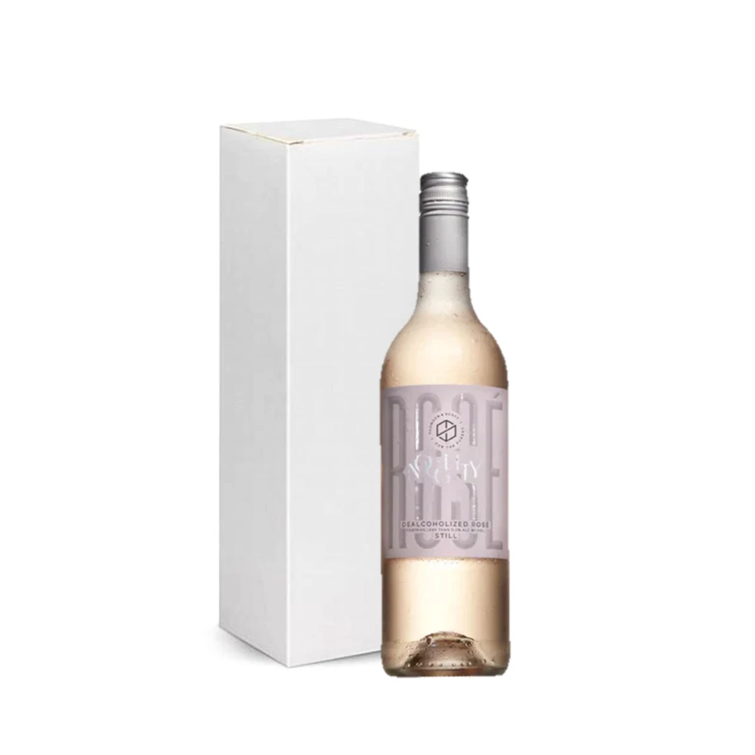 Thomson & Scott Noughty Rosé - Non Alcoholic Still Rosé - Includes Premium White Gift Box 1 Thomson & Scott Noughty Rosé - Non Alcoholic Still Rosé - Includes Premium White Gift Box