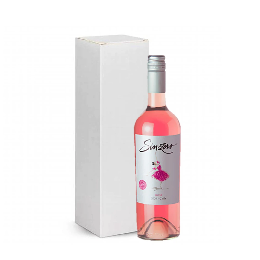 Sinzero Chilean - Non Alcoholic Rose Wine - Includes Premium White Gift Box 1 Sinzero Chilean - Non Alcoholic Rose Wine - Includes Premium White Gift Box