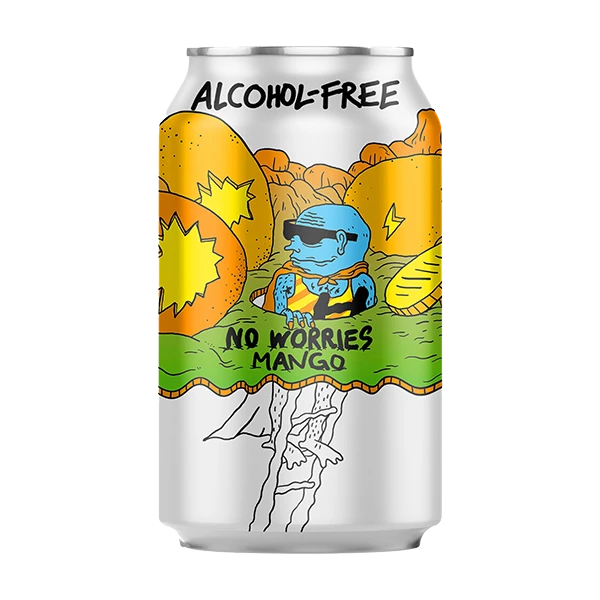 Lervig No Worries Mango Pale Ale - Non Alcoholic IPA 2 Lervig No Worries Mango Pale Ale - Non Alcoholic IPA - Image 2