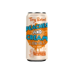 Tiny Rebel Peaches & Cream - Creamy Peach Lower Alcoholic IPA