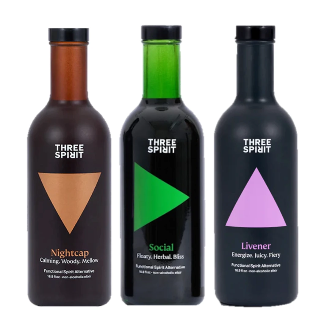 Three Spirit Non Alcoholic Spirits Mixed Case 1 Three Spirit Non Alcoholic Spirits Mixed Case