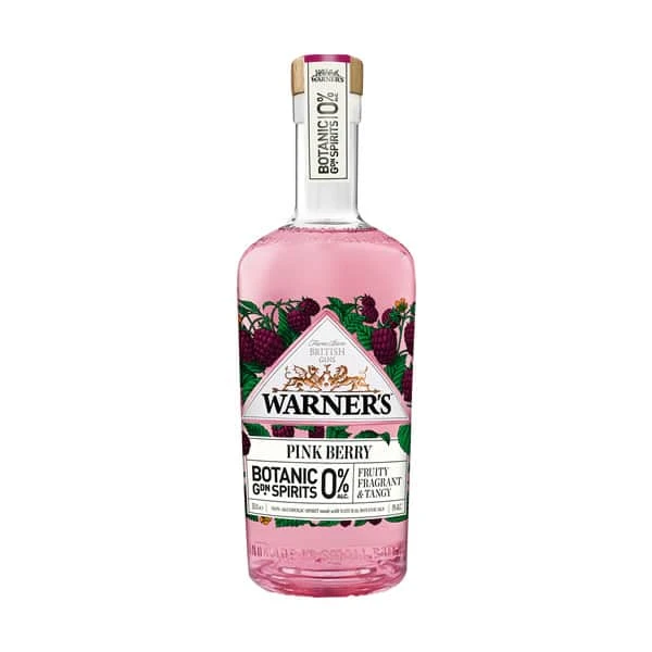 Warner's Non-Alcoholic Gin - Pink Berry Gin Alternative 1 Warner's Non-Alcoholic Gin - Pink Berry Gin Alternative